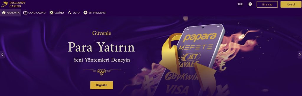 Discountcasino340.com Para Yatırma