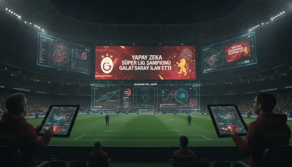Yapay Zeka Süper Lig’de Dengeleri Galatasaray’a Çevirdi
